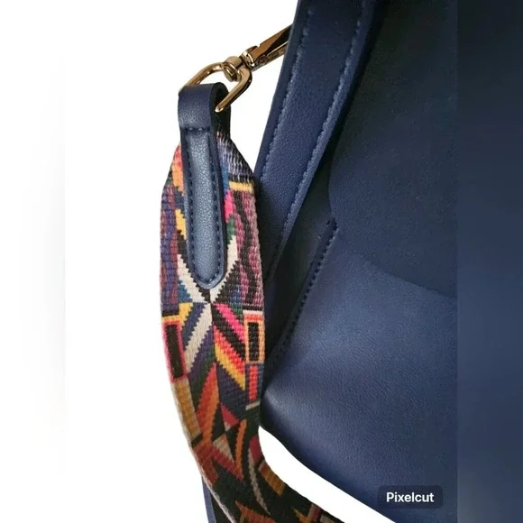 B. lush  by Passion Vegan Leather Shoulder Bag with Double Strap/ Lanyard - Picture 5 of 14